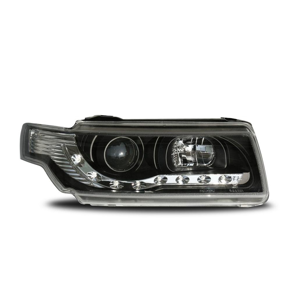 Front Scheinwerfer Tagfahrlicht Design VW Passat 35i Xenon Optik schwarz LWR